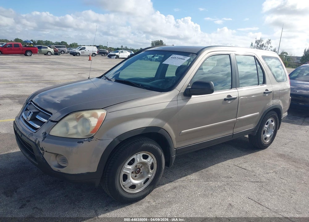 2005 HONDA CR-V LX VIN: SHSRD68545U303816