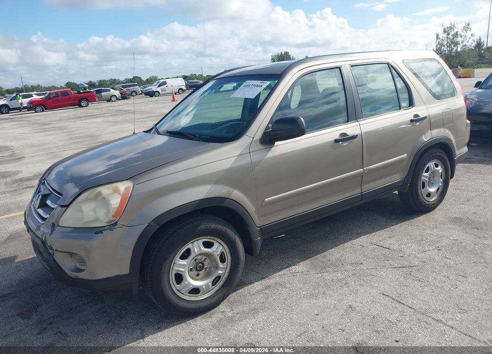 2005 HONDA CR-V LX VIN: SHSRD68545U303816