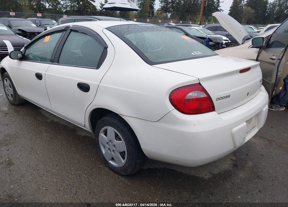 2005 DODGE NEON SE VIN: 1B3ES26C05D235626