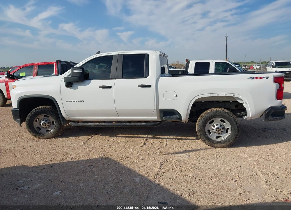 2022 CHEVROLET SILVERADO 2500HD 4WD  STANDARD BED WT VIN: 1GC2YLEY7NF193799