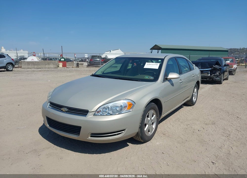 2008 CHEVROLET IMPALA LT VIN: 2G1WT58N189157061