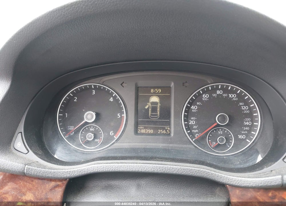 2012 VOLKSWAGEN PASSAT 2.0L TDI SEL PREMIUM VIN: 1VWCN7A36CC002058