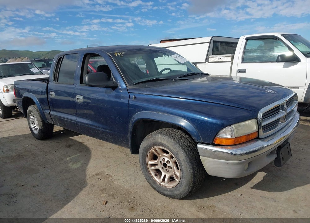 2004 DODGE DAKOTA SLT VIN: 1D7HL48N74S593258