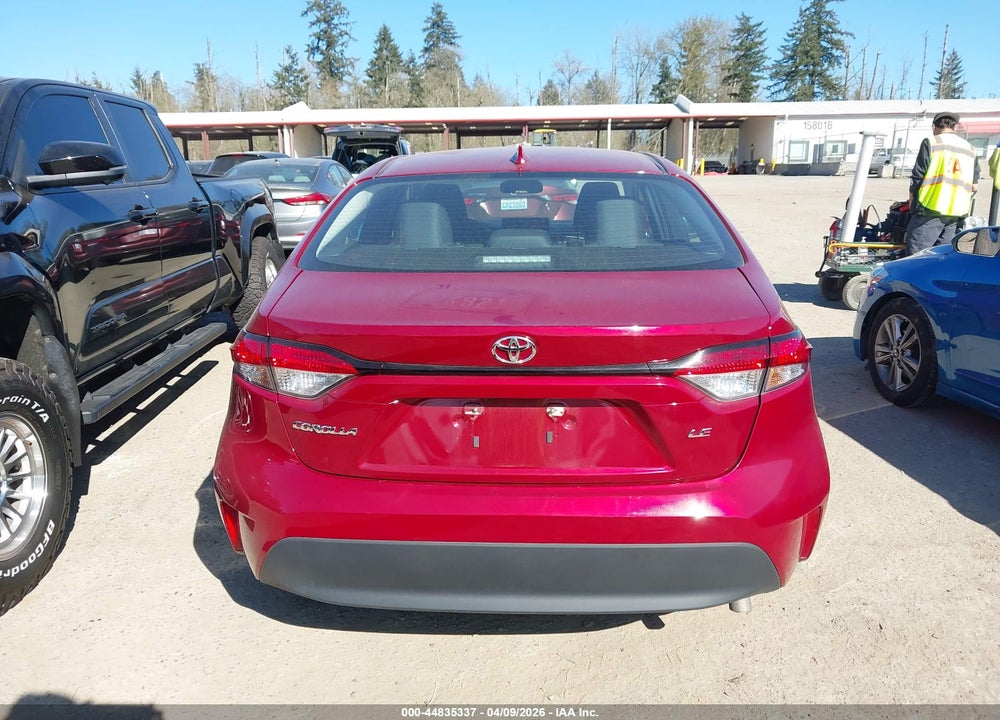2025 TOYOTA COROLLA LE VIN: 5YFB4MDE2SP265781