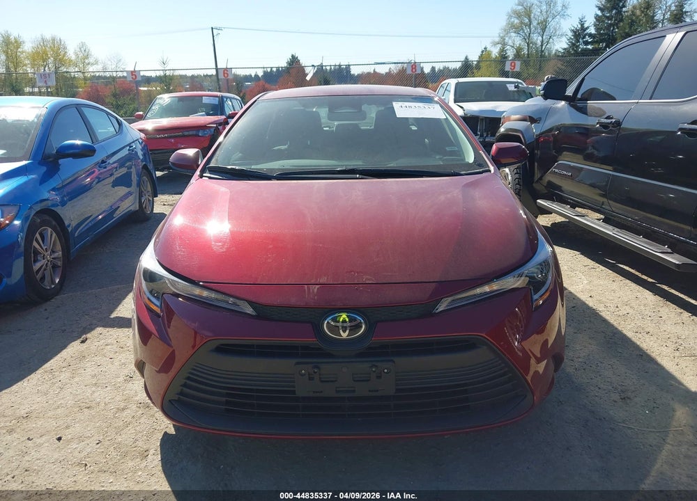 2025 TOYOTA COROLLA LE VIN: 5YFB4MDE2SP265781