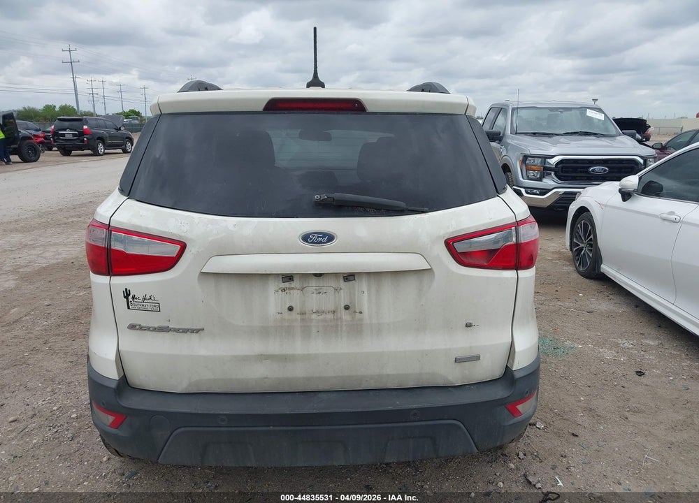 2019 FORD ECOSPORT SE VIN: MAJ3S2GE9KC291626