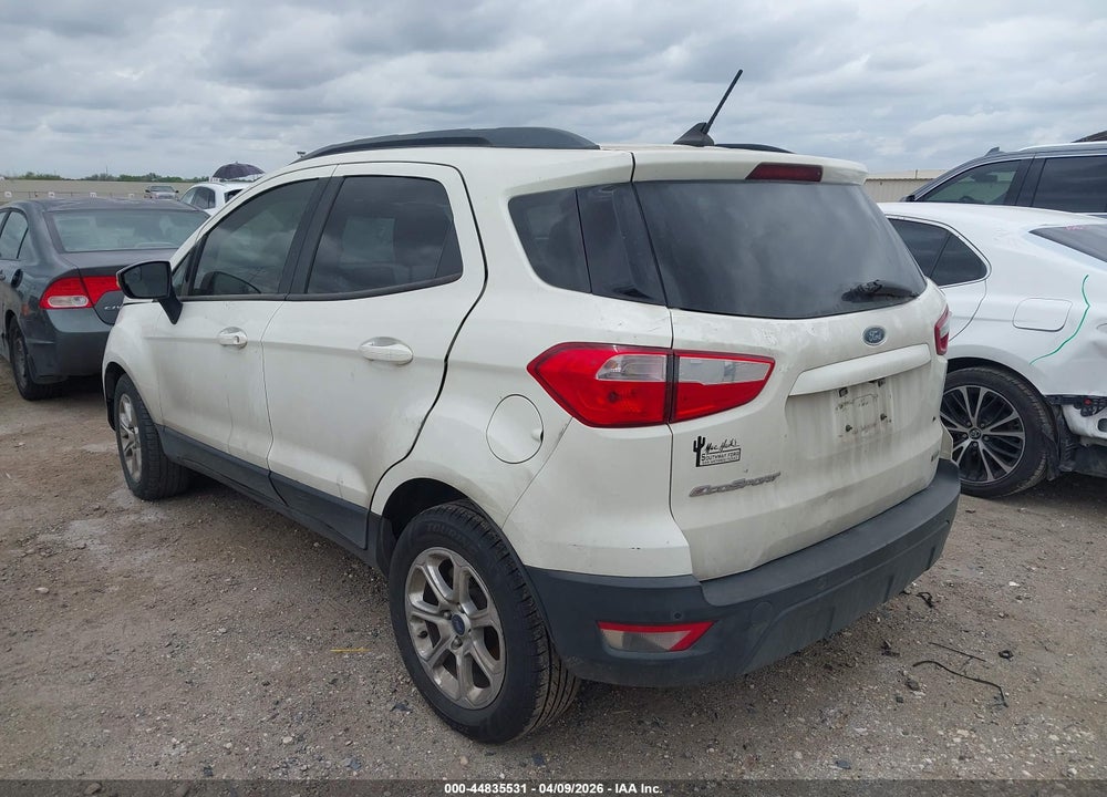 2019 FORD ECOSPORT SE VIN: MAJ3S2GE9KC291626