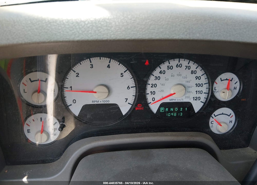 2007 DODGE RAM 1500 SLT/TRX4 OFF ROAD/SPORT VIN: 1D7HU18247S264653