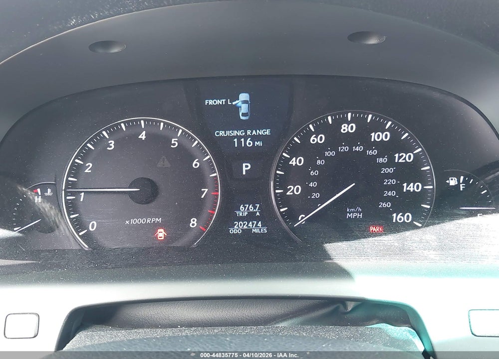 2007 LEXUS LS 460 VIN: JTHBL46FX75000473