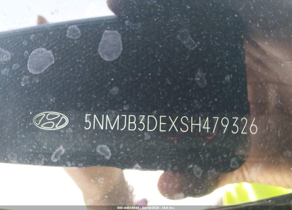 2025 HYUNDAI TUCSON SEL VIN: 5NMJB3DEXSH479326