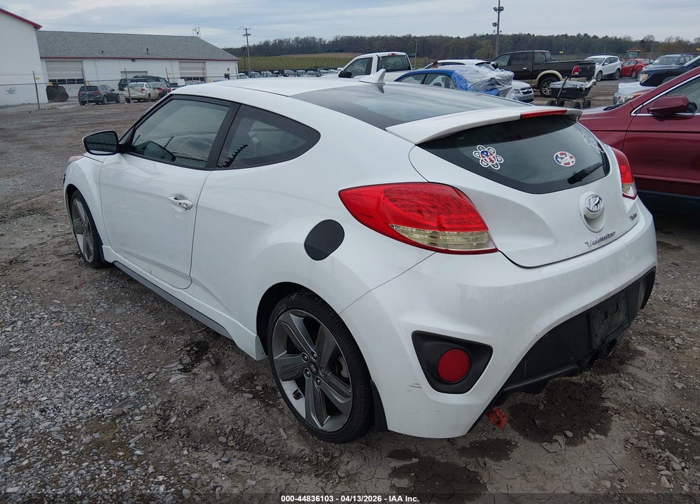 2013 HYUNDAI VELOSTER TURBO W/BLACK VIN: KMHTC6AE1DU152641