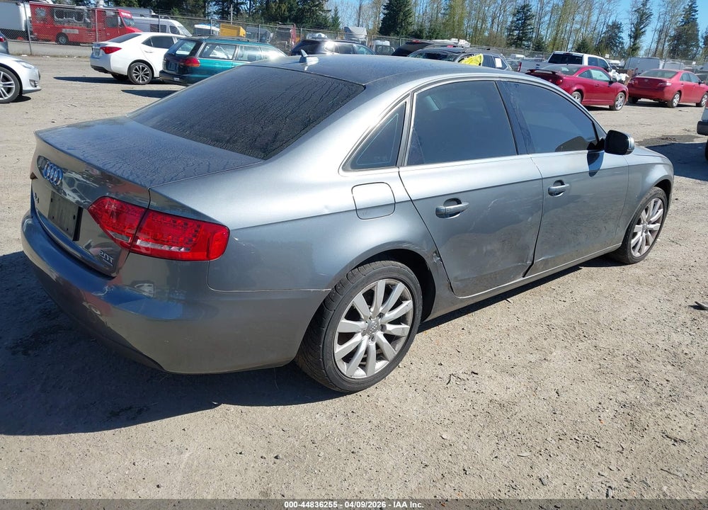 2012 AUDI A4 2.0T PREMIUM VIN: WAUBFAFL1CN004190