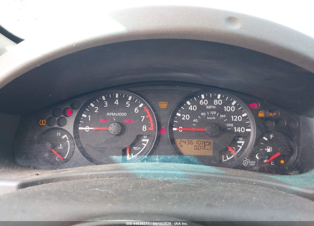 2006 NISSAN XTERRA S VIN: 5N1AN08U86C510743