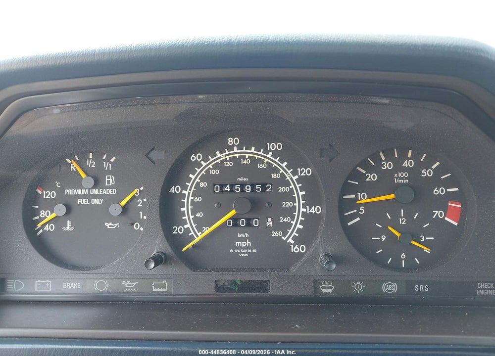 1995 MERCEDES-BENZ E VIN: WDBEA66EXSC281149
