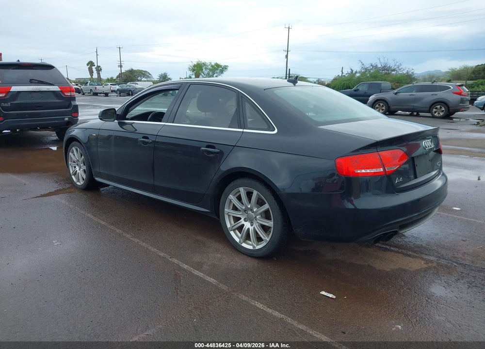 2012 AUDI A4 2.0T PREMIUM VIN: WAUHFAFL6CN013932