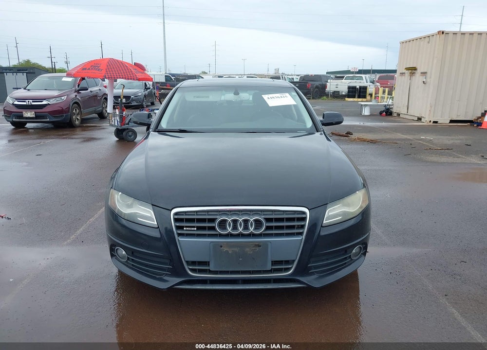 2012 AUDI A4 2.0T PREMIUM VIN: WAUHFAFL6CN013932