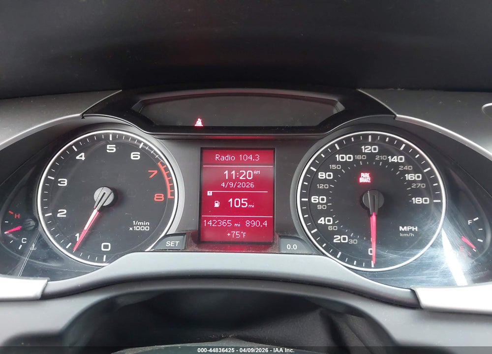 2012 AUDI A4 2.0T PREMIUM VIN: WAUHFAFL6CN013932