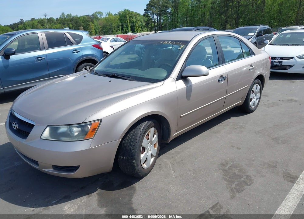2007 HYUNDAI SONATA GLS VIN: 5NPET46C47H227548