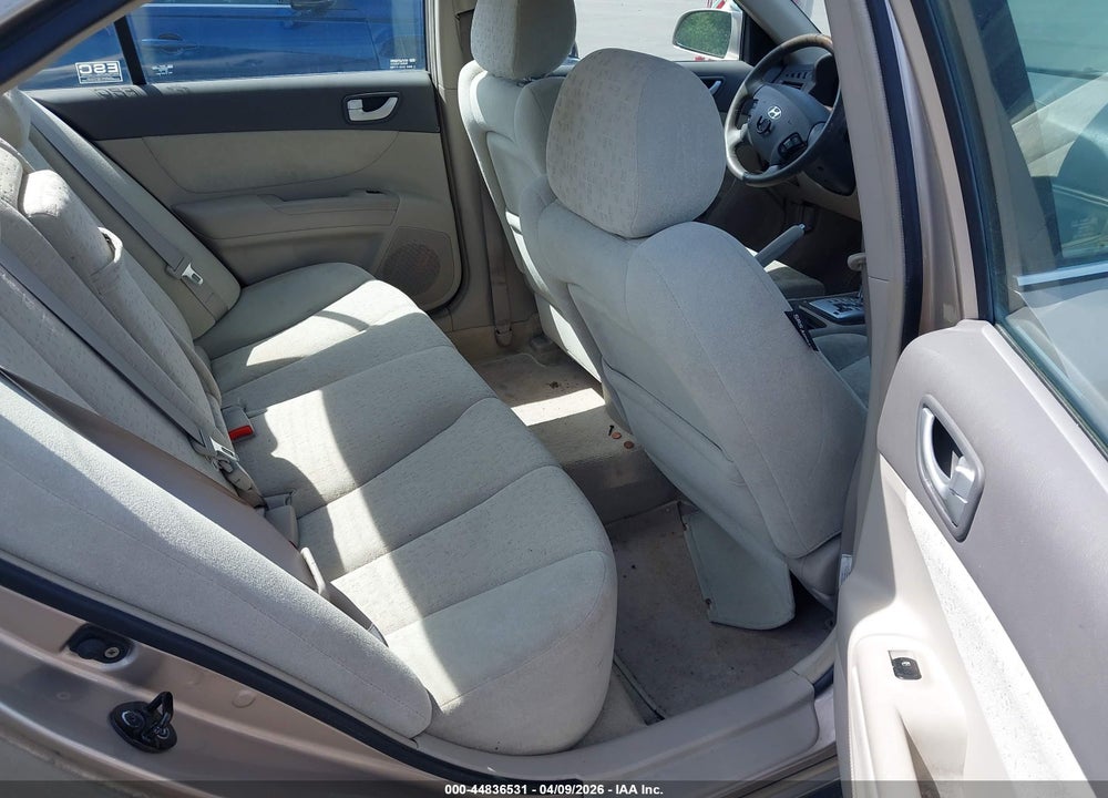 2007 HYUNDAI SONATA GLS VIN: 5NPET46C47H227548