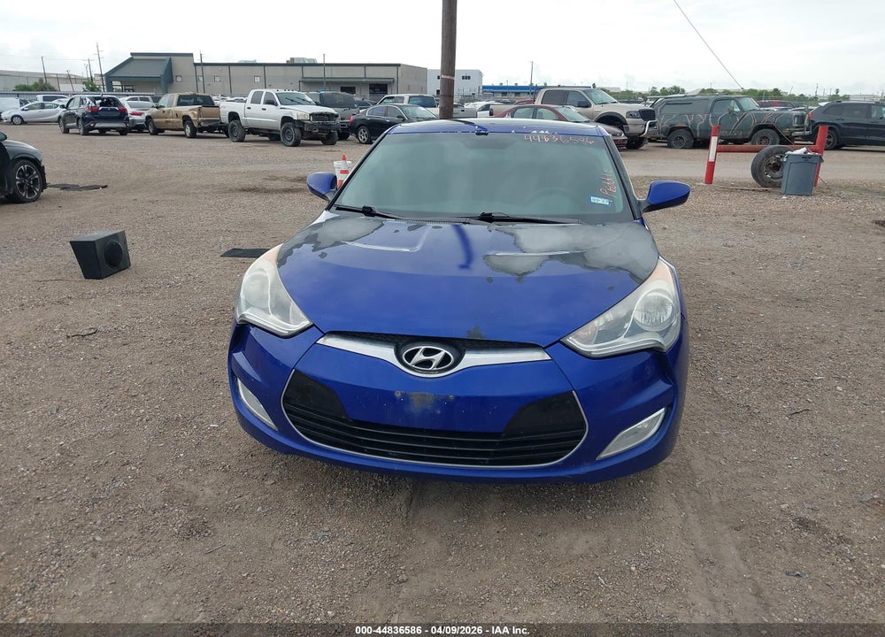 2013 HYUNDAI VELOSTER BASE W/BLACK VIN: KMHTC6AD3DU118899