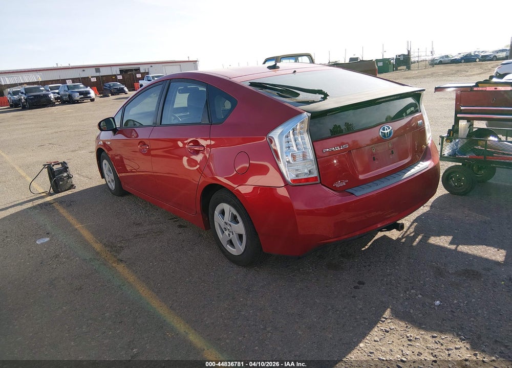 2011 TOYOTA PRIUS THREE VIN: JTDKN3DU4B1439448