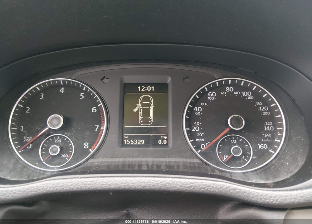 2014 VOLKSWAGEN PASSAT 2.5L SE VIN: 1VWBP7A36EC014736