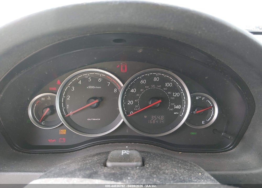 2007 SUBARU OUTBACK 2.5I VIN: 4S4BP61C776330785