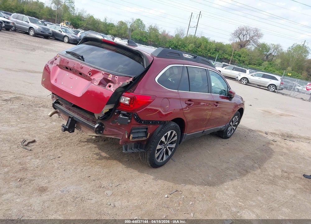 2016 SUBARU OUTBACK 2.5I LIMITED VIN: 4S4BSANC5G3348456