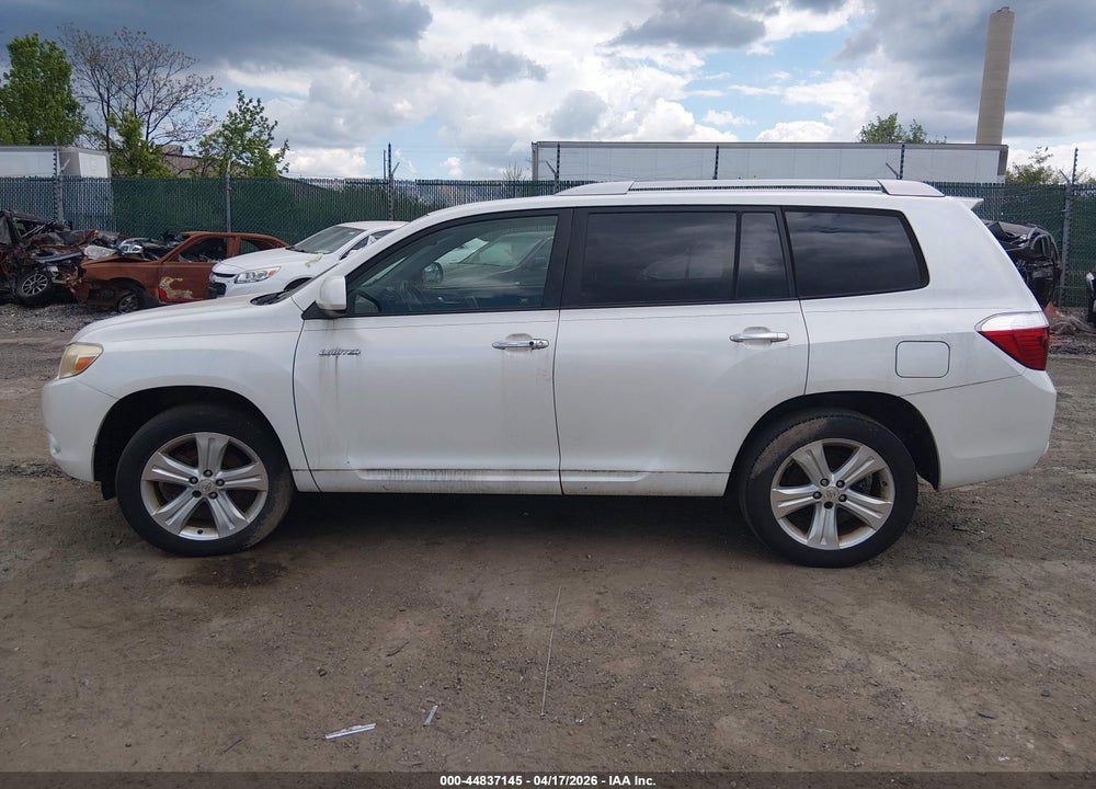 2008 TOYOTA HIGHLANDER LIMITED VIN: JTEES42A182031816
