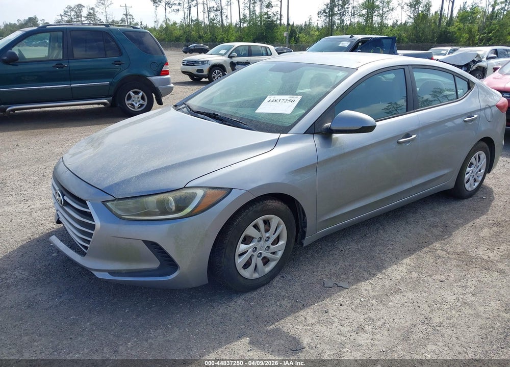 2017 HYUNDAI ELANTRA SE VIN: 5NPD74LF3HH176074