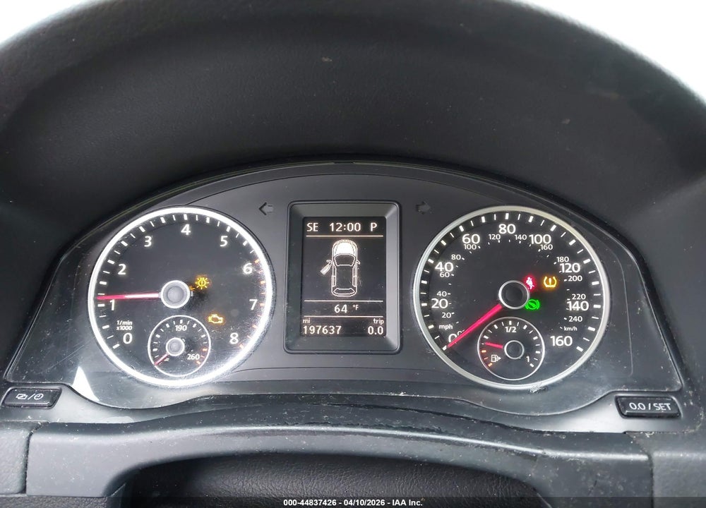 2014 VOLKSWAGEN TIGUAN S VIN: WVGAV3AX5EW607899