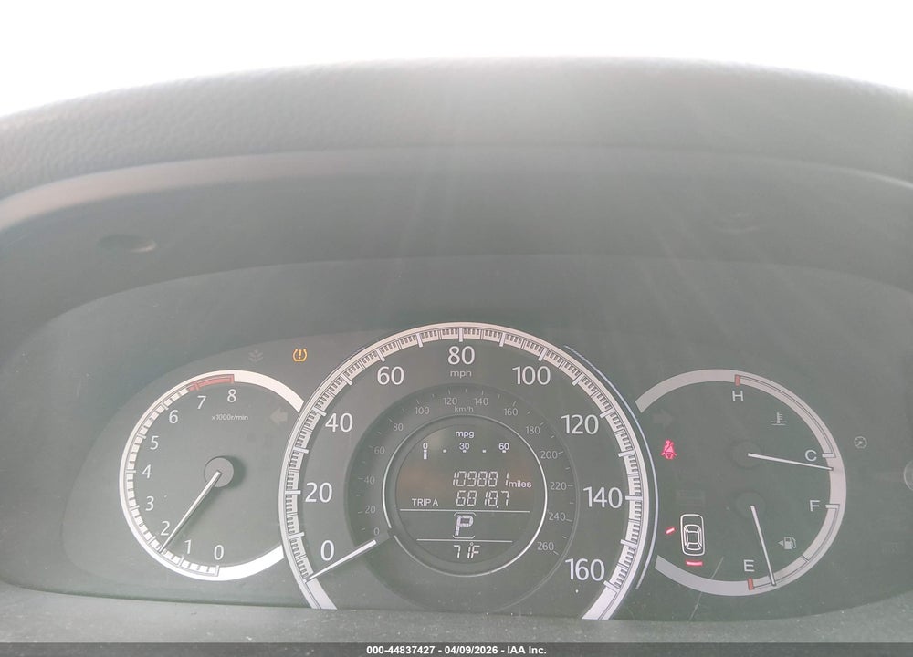 2013 HONDA ACCORD EX VIN: 1HGCR2F71DA107482