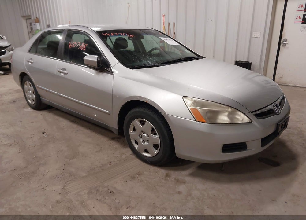 2007 HONDA ACCORD 2.4 LX VIN: 3HGCM56437G708324