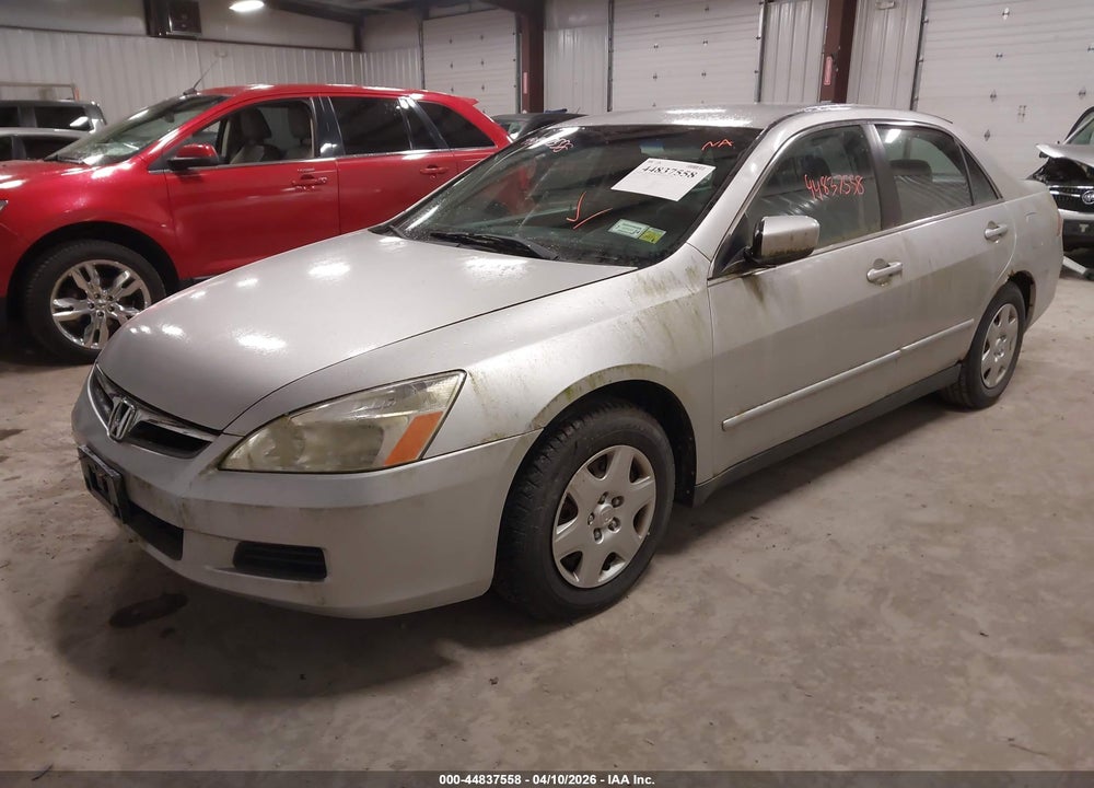 2007 HONDA ACCORD 2.4 LX VIN: 3HGCM56437G708324