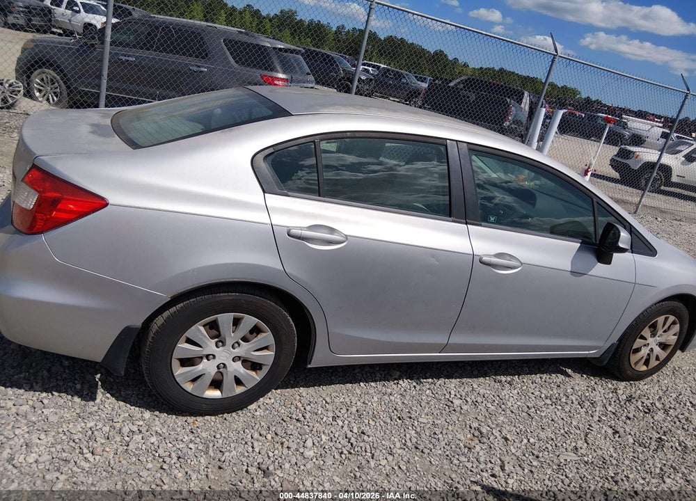 2012 HONDA CIVIC LX VIN: 2HGFB2F57CH304026