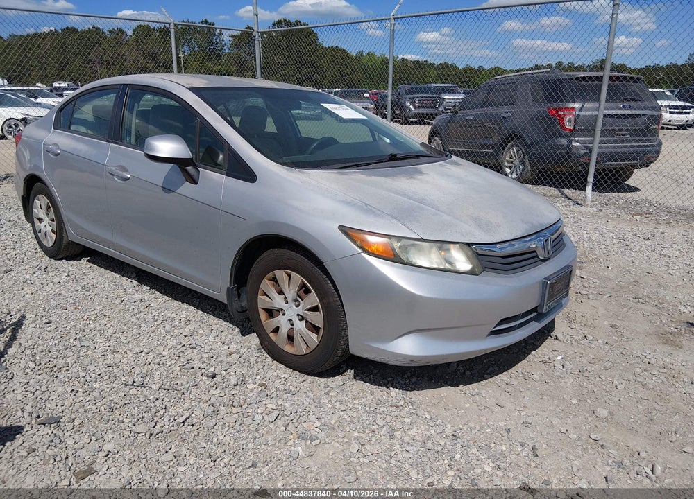 2012 HONDA CIVIC LX VIN: 2HGFB2F57CH304026