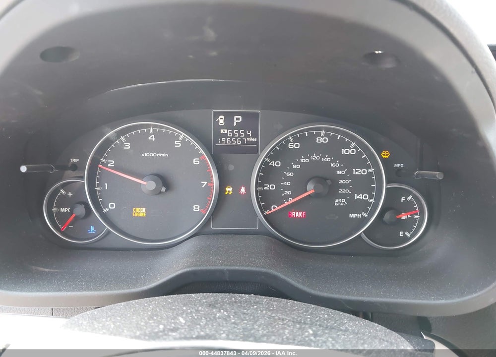 2013 SUBARU OUTBACK 2.5I PREMIUM VIN: 4S4BRBCC6D3208545