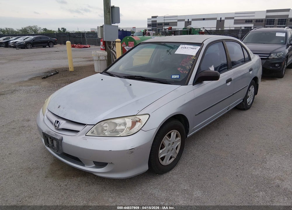 2004 HONDA CIVIC VP VIN: 2HGES16344H633739