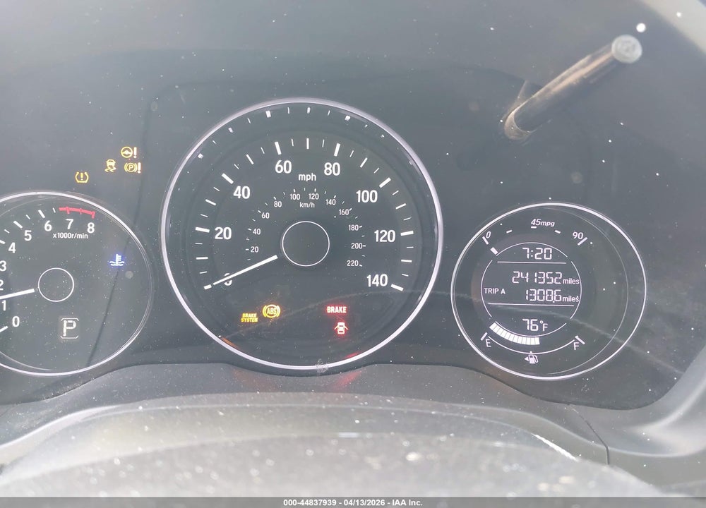2019 HONDA HR-V LX VIN: 3CZRU5H37KM719098