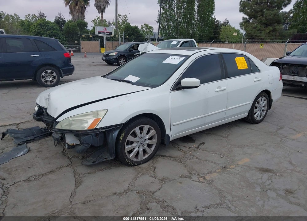 2007 HONDA ACCORD 3.0 EX VIN: 1HGCM66837A083155