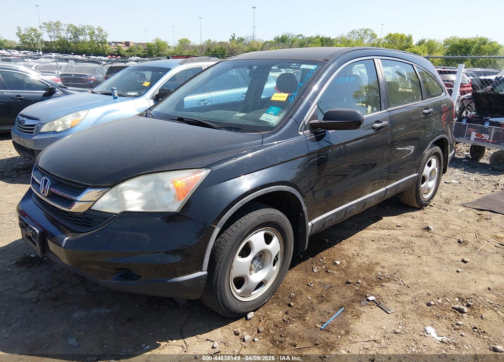 2010 HONDA CR-V LX VIN: 3CZRE3H39AG704715