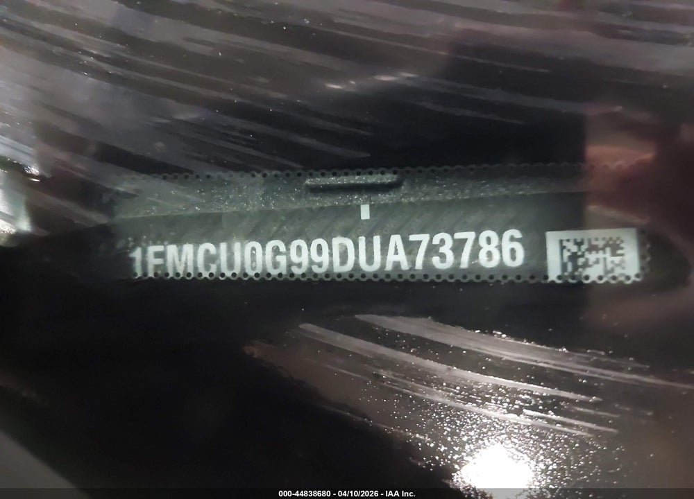 2013 FORD ESCAPE SE VIN: 1FMCU0G99DUA73786