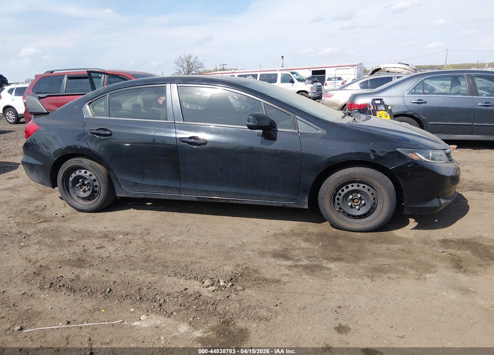 2012 HONDA CIVIC LX VIN: 19XFB2F51CE321432