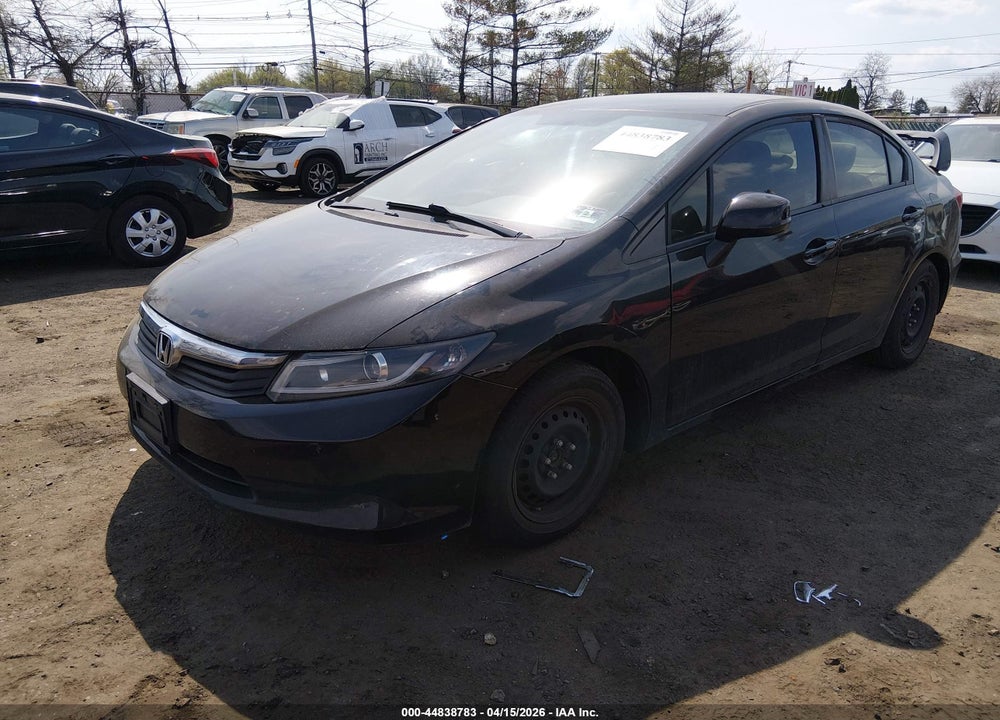 2012 HONDA CIVIC LX VIN: 19XFB2F51CE321432