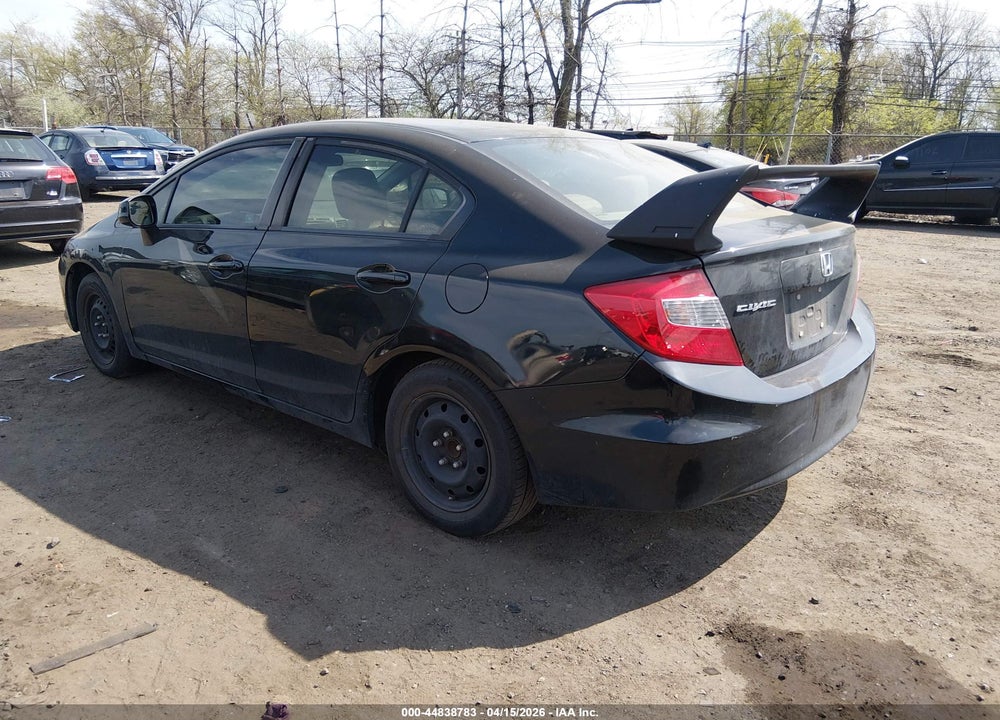 2012 HONDA CIVIC LX VIN: 19XFB2F51CE321432