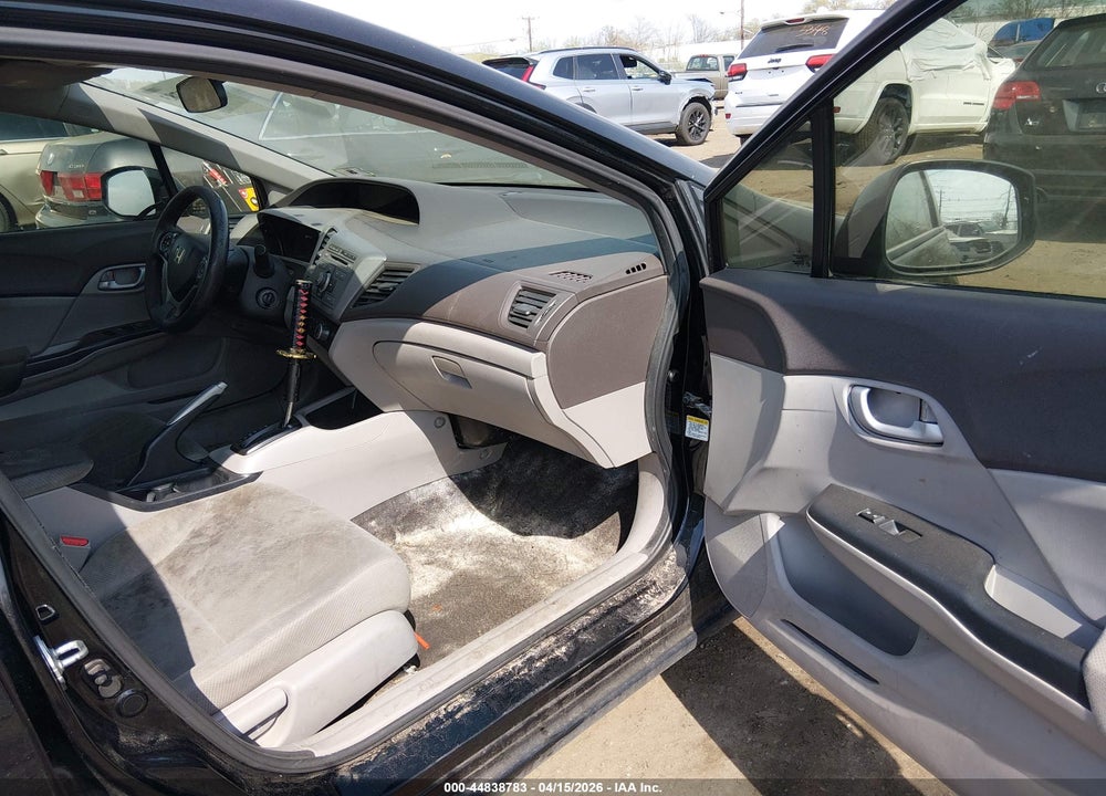 2012 HONDA CIVIC LX VIN: 19XFB2F51CE321432