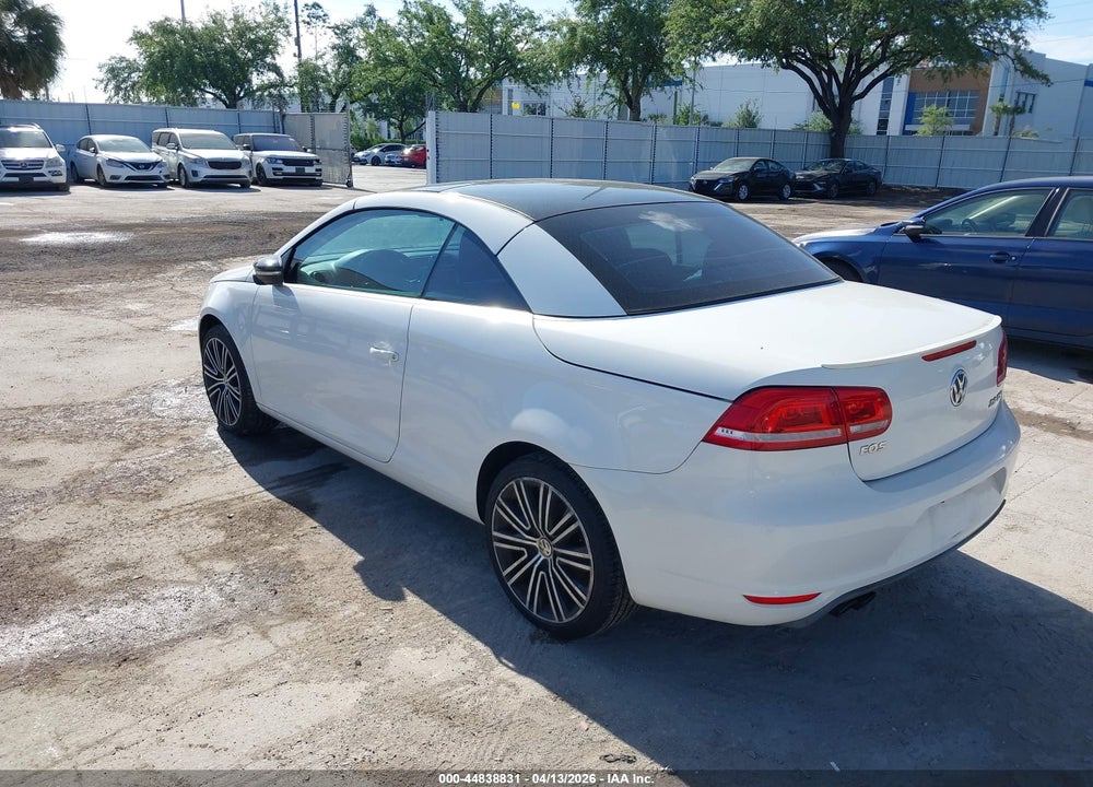 2013 VOLKSWAGEN EOS SPORT VIN: WVWBW8AH5DV000630