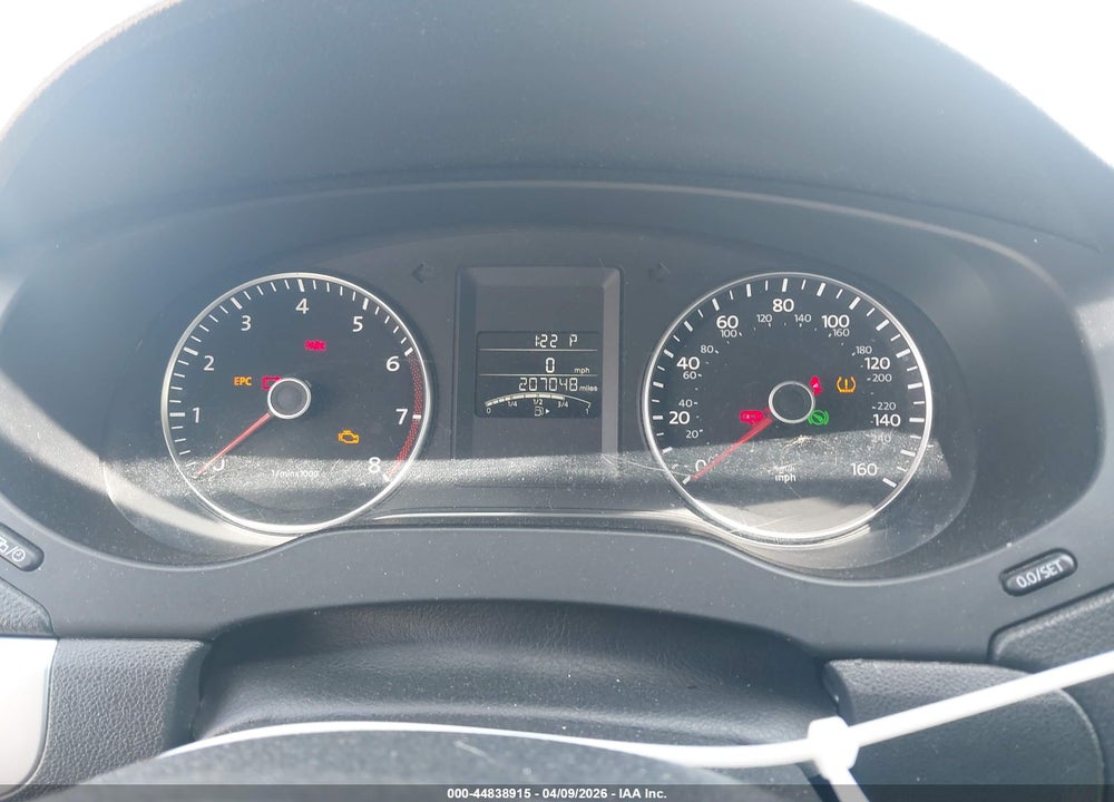 2013 VOLKSWAGEN JETTA 2.5L SE VIN: 3VWDP7AJ5DM434623