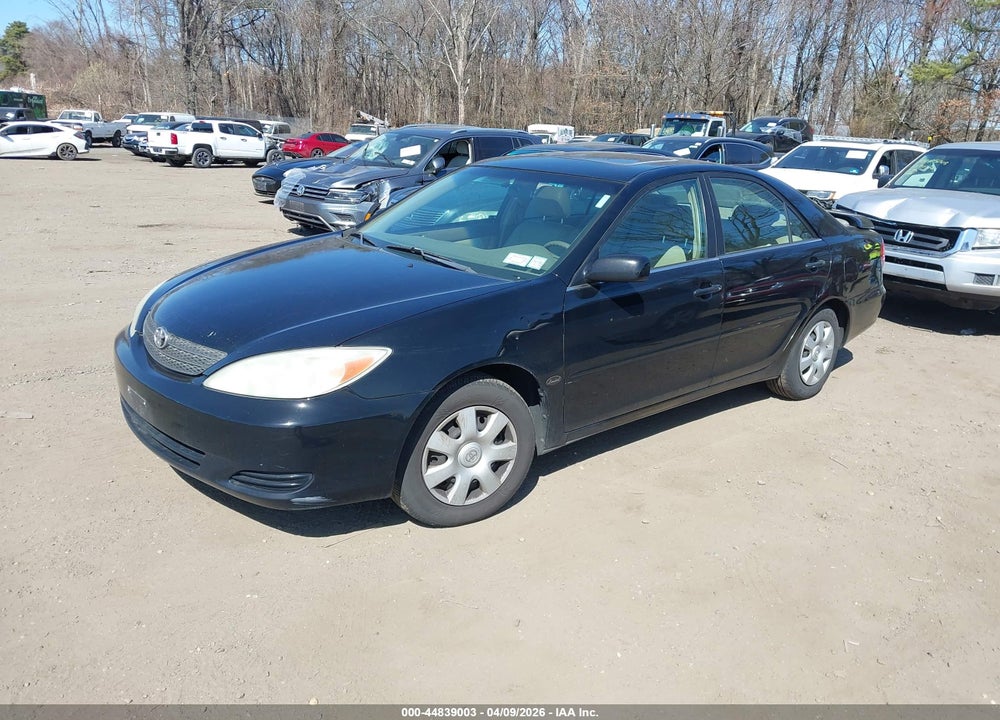 2002 TOYOTA CAMRY LE VIN: 4T1BE32K22U087580
