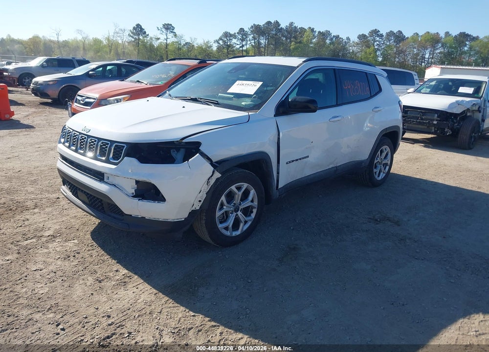 2025 JEEP COMPASS LATITUDE 4X4 VIN: 3C4NJDBN2ST617408
